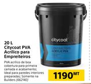 Citycoat PVA Acrilico Para Empreiteiros-20Ltr