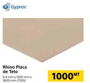 Rhino Placa De Teto-6.4mm X 1200mm X 3600mm