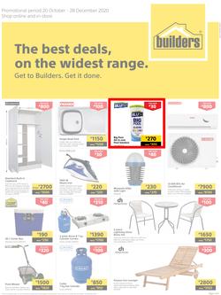 Builders Zambia : The Best Deals On The Widest Range (20 October - 28 December 2020), page 1