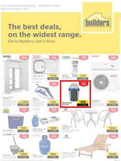 Builders Zambia : The Best Deals On The Widest Range (20 October - 28 December 2020), page 1