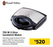 Russell Hobbs 2-Slice Sandwich Maker-750W