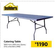 Builders Catering Table Epoxy.-1800mm x 800mm 