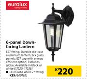 Eurolux 6-Panel Down Facing Lantern