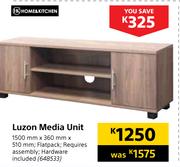 Home & Kitche Luzon Media Unit-1500mm x 360mm x 510mm