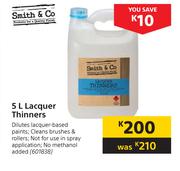 Smith & Co 5Ltr Lacquer Thinners