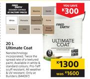 Fired Earth 20Ltr Ultimate Coat