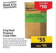 Smith & Co 2kg Dual Purpose Crack Filler