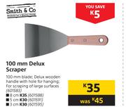 Smith & Co 100mm Delux Scraper 100mm