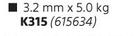 Disston 3.2mm Welding Rods-5.0Kg