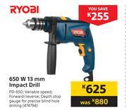 Ryobi 650W 13mm Impact Drill PD-650
