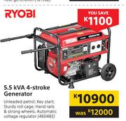 Ryobi 5.5k VA 4-Stroke Generator