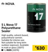 Nova 17 Polyurethane Sealer-5Ltr
