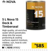 Nova 15 Deck & Timberseal-1Ltr