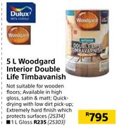 Dulux Woodgard Interior Double Life Timbavanish-1Ltr Gloss