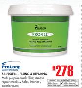 Prolong 5Ltr Profill-Filling & Repairing