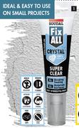 Soudal Fix All Crystal-125ml Each