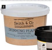 Smith & Co Skimming Plaster-5Ltr Each