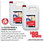 Abe Plaster Primer & Cement Enhancer-20Ltr