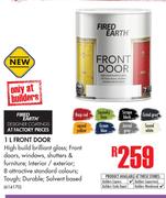 Fired Earth Front Door-1Ltr