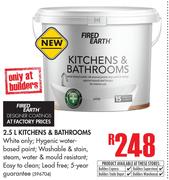 Fired Earth Kitchens & Bathrooms-2.5Ltr