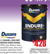 Duram Endure + Non Drip Medium Sheen Enamel-5Ltr