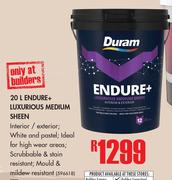 Duram Endure+ Luxurious Medium Sheen-20Ltr