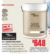 Fired Earth Sandstone Paint-20Ltr