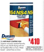 Duram Anti Rust Coating NS4-5Ltr