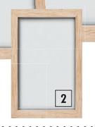 A.B.I Light Wood Photo Frames-100mm x 150mm