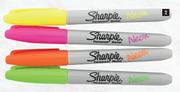 Sharpie 4 Pack Neon Permanent Marker-Per Pack