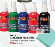 Dala Fabric Paint Spray In Assorted Colours-75ml Each