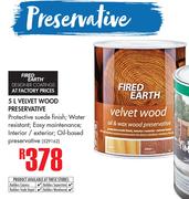 Fire Earth Velvet Wood Presrvative-5ltr