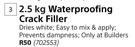 Fired Earth Damp X Waterproofing Crack Filler-2.5Kg