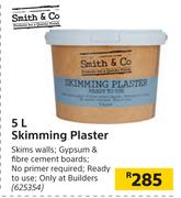 Smith & Co. Skimming Plaster-5Ltr