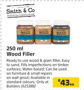 Smith & Co. 250ml Wood Filler-Each