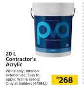 Contractor's Acrylic-20Ltr