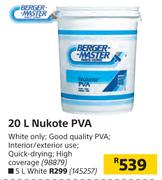 Berger Master Nukote PVA-20Ltr