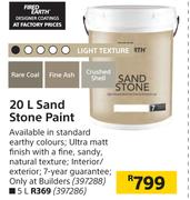 Fired Earth Sand Stone Paint-5L