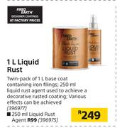 Fired Earth Liquid Rust-1L