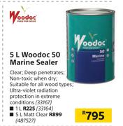 Woodoc 50 Marine Sealer (Matt Clear)-5L