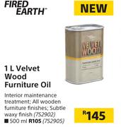 Fired Earth 1L Velvet Wood Furniture Oil