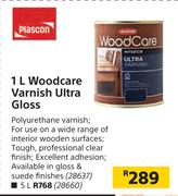 Plascon 1L Woodcare Varnish Ultra Gloss