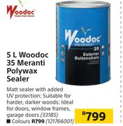 Woodoc 35 Meranti Polywax Sealer (Colours)-5L