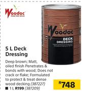Woodoc 1L Deck Dressing