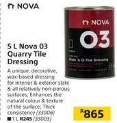 Nova 03 1L Quarry Tile Dressing