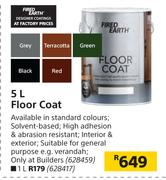 Fired Earth 5L Floor Coat