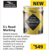 Fired Earth 5L Road Marking