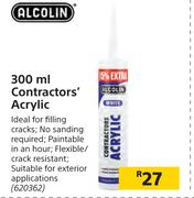 Alcolin 300ml Contractors Acrylic