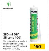 Den Braven 280ml DIY Silicone 1001