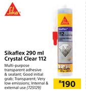 Sikaflex 290ml Crystal Clear 112